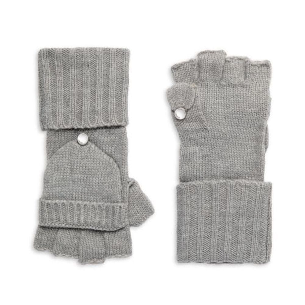 CALVIN KLEIN Heathered Fingerless Gloves
